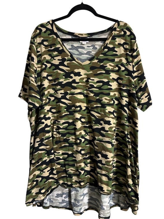 LuLaRoe Tops - Lularoe Camo Jana Empire Waist Swing Top